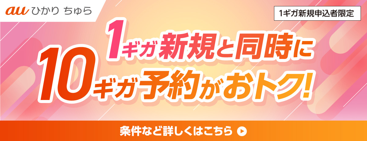 1ギガ新規と同時に10ギガ予約がおトク!